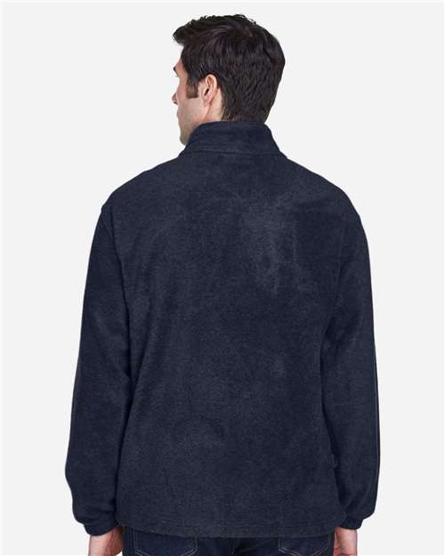 Men's Tall Full-Zip Fleece – On Model – Back