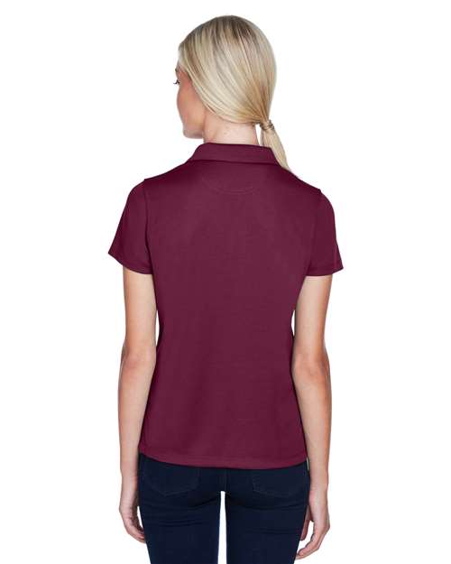 Women's Double Mesh Polo – On Model – Back
