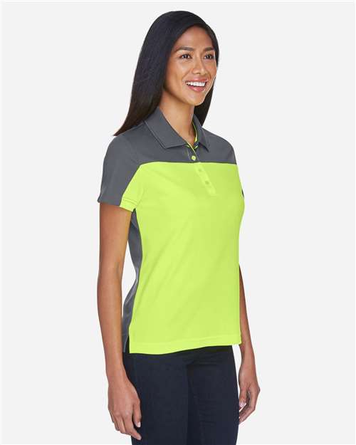 Women's Balance Colorblock Performance Piqué Polo – On Model – Side
