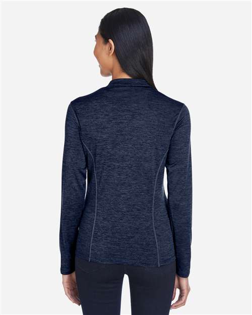 Women's Kinetic Performance Quarter-Zip Pullover – On Model – Back