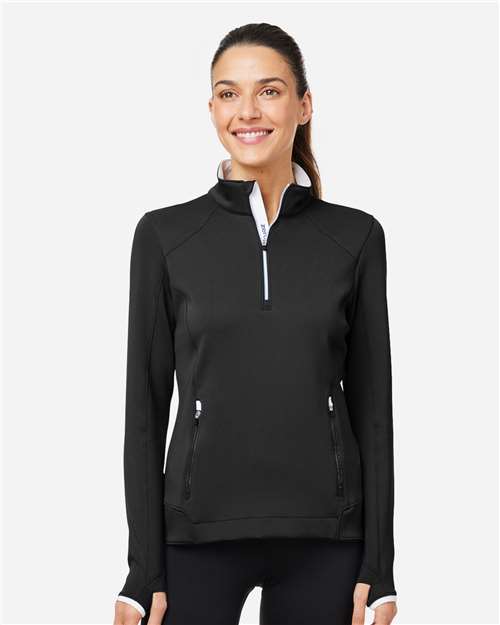 Women's Sofia Quarter-Zip Pullover – On Model