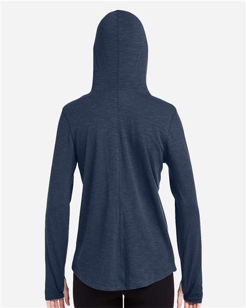 Women's Recess Hooded Pullover – On Model – Back
