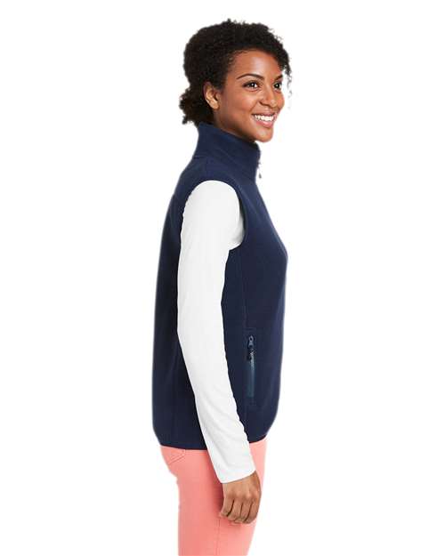 Women's Harbor Fleece Vest – On Model – Side
