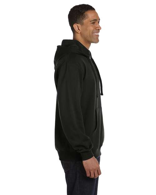 Unisex Heritage Hooded Sweatshirt – On Model – Side