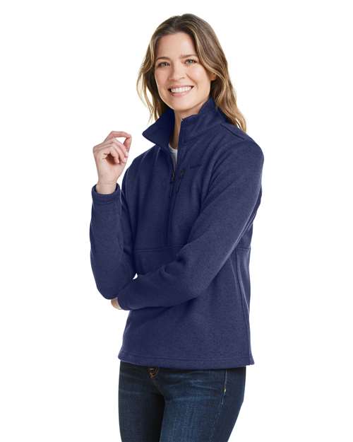 Women's Dropline Half-Zip Jacket – On Model – Side