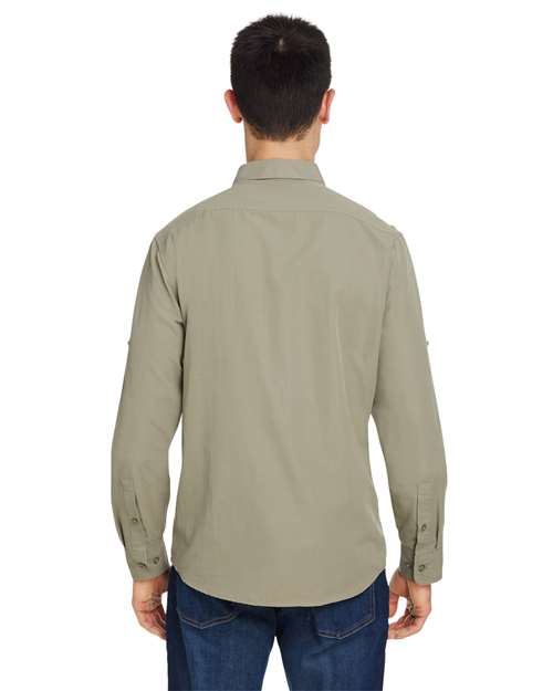 Men's AirExchange Woven Shirt – On Model – Back