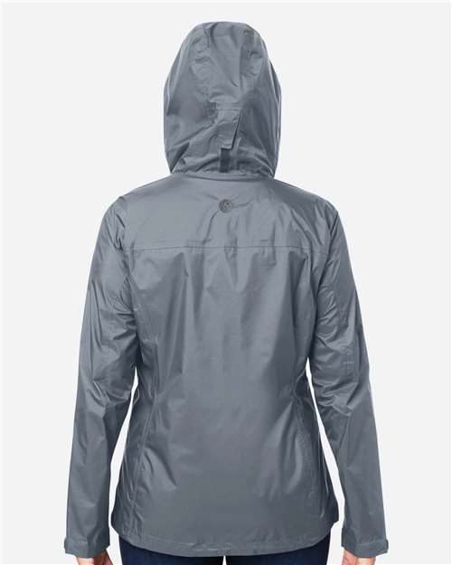 Women's PreCip® Eco Packable Rain Jacket – On Model – Back