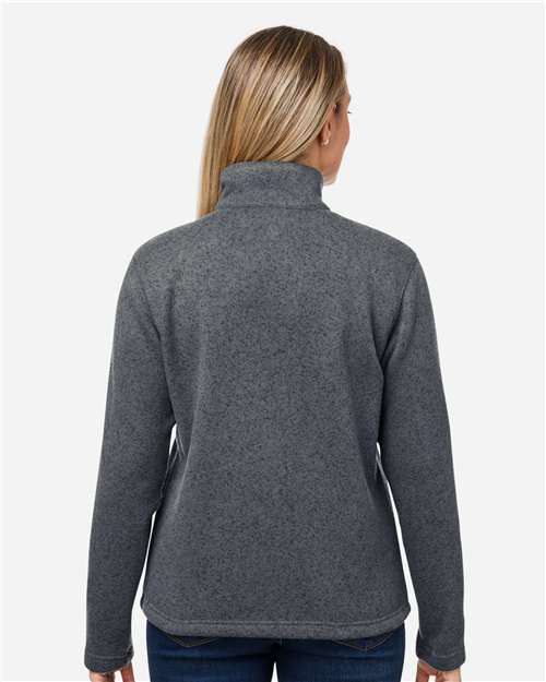 Women's Drop Line Half-Zip Jacket – On Model – Back