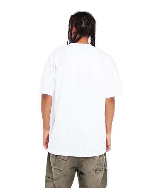 Unisex Max Heavyweight Garment-Dyed Tee – On Model – Back