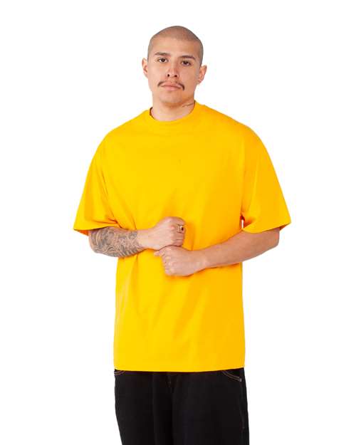 Unisex Tall Max Heavyweight Tee – On Model – Side