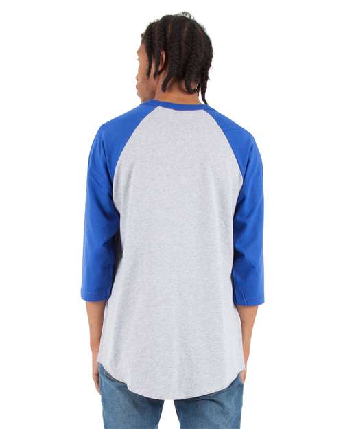Unisex Raglan Tee – On Model – Back