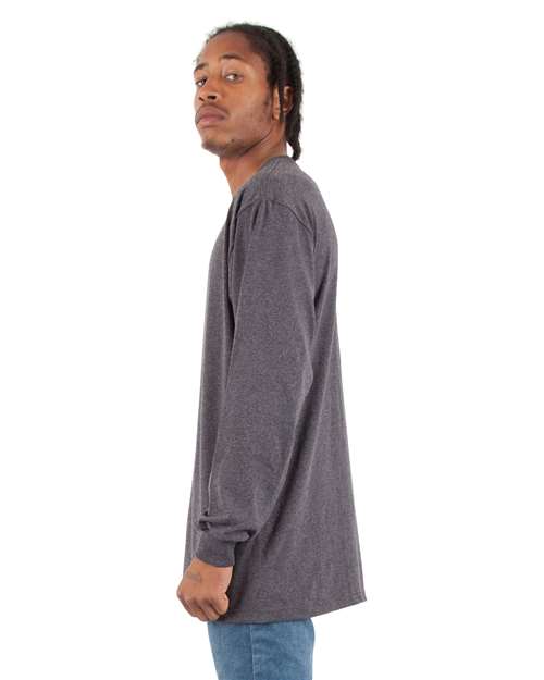 Unisex Active Long Sleeve Tee – On Model – Side