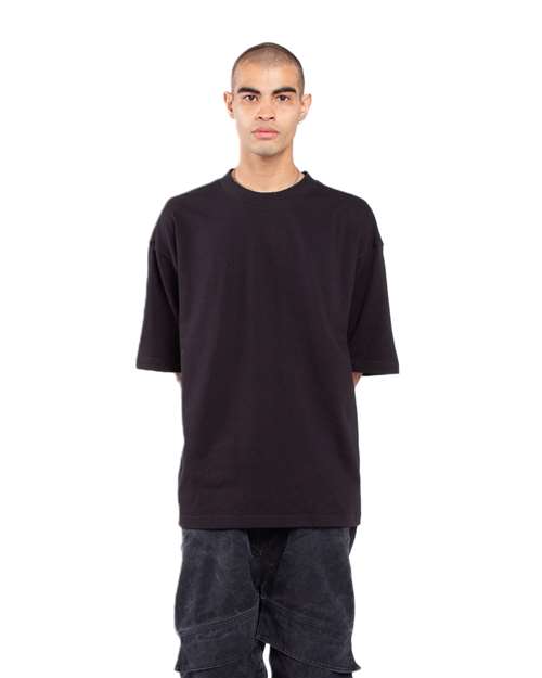 Unisex Garment-Dyed Designer Tee – On Model – Side