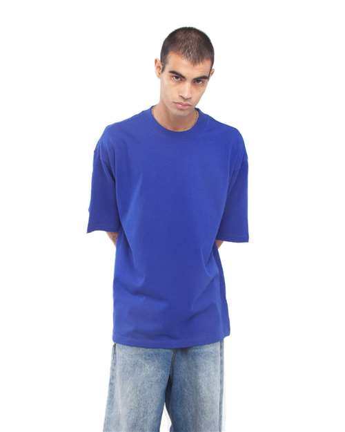 Unisex Garment-Dyed Designer Tee – On Model – Side