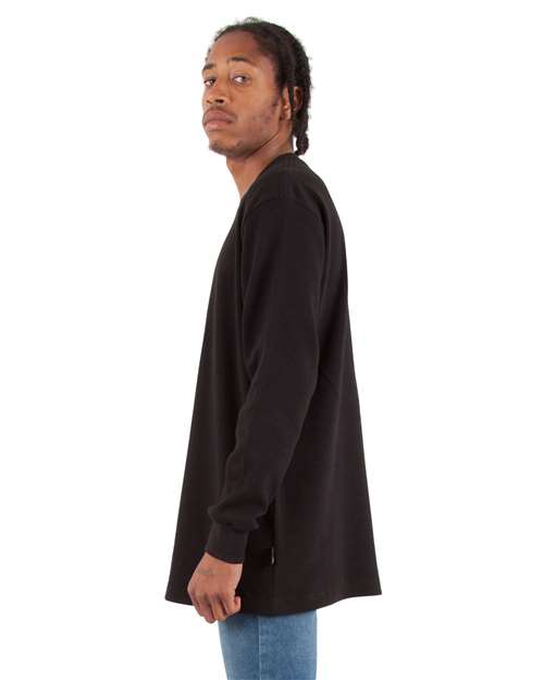 Unisex Heavyweight Thermal – On Model – Side