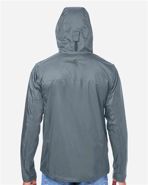 Men's PreCip® Eco Packable Rain Jacket – On Model – Back