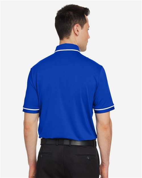 Men's Tipped Teams Performance Polo – On Model – Back