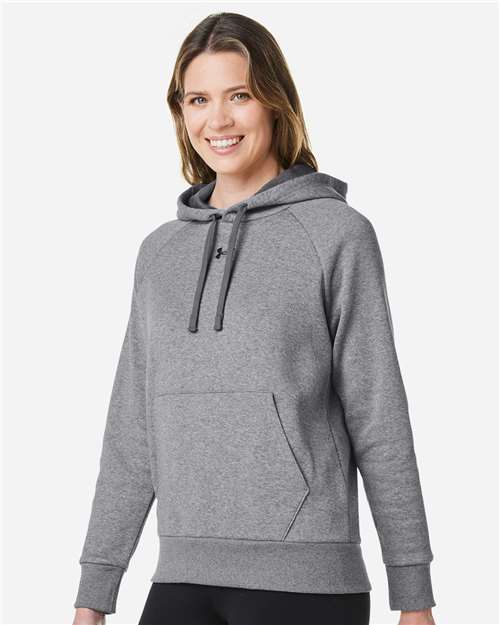 Women's Rival Fleece Hooded Sweatshirt – On Model – Side