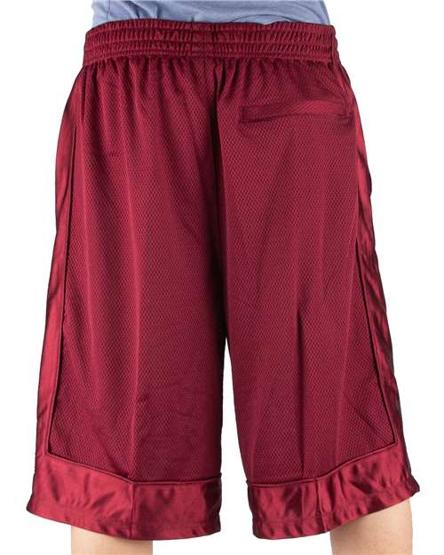Unisex Mesh Shorts – On Model – Back