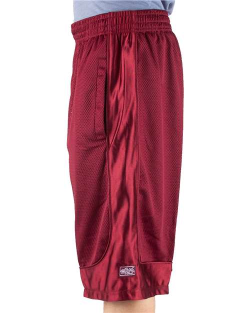 Unisex Mesh Shorts – On Model – Side