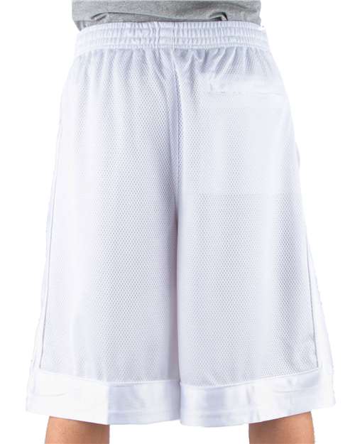 Unisex Mesh Shorts – On Model – Back
