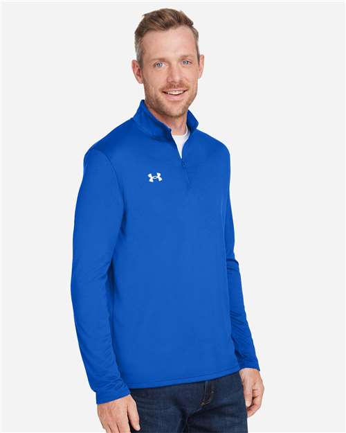 Men's Team Tech™ Quarter-Zip Pullover – On Model – Side