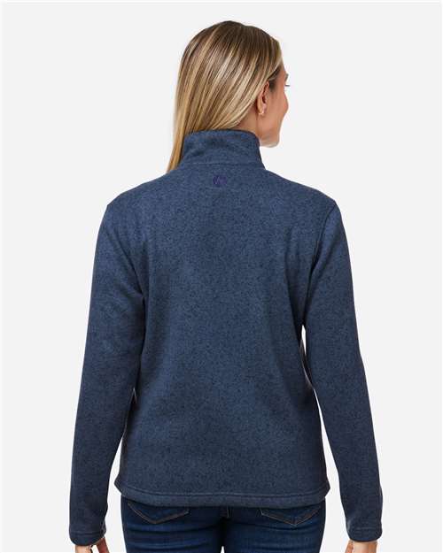 Women's Drop Line Fleece Jacket – On Model – Back