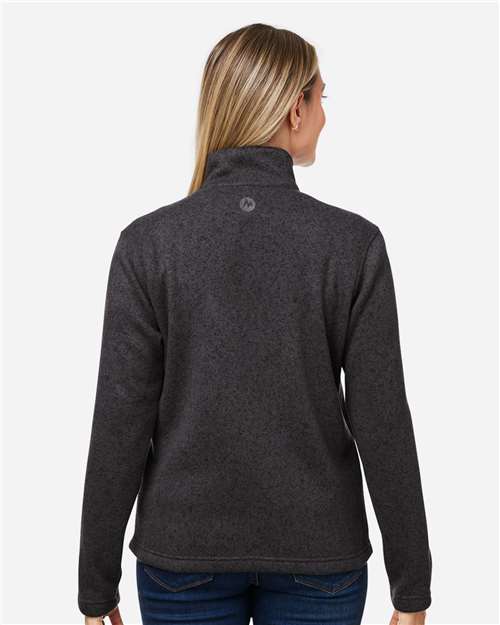 Women's Drop Line Fleece Jacket – On Model – Back