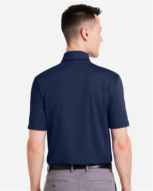 Men's Recycled Polo – On Model – Back