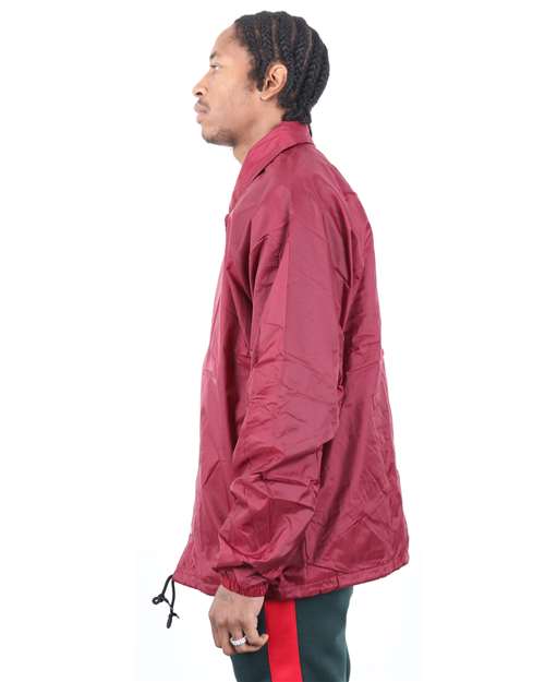 Unisex Coaches Jacket – On Model – Side