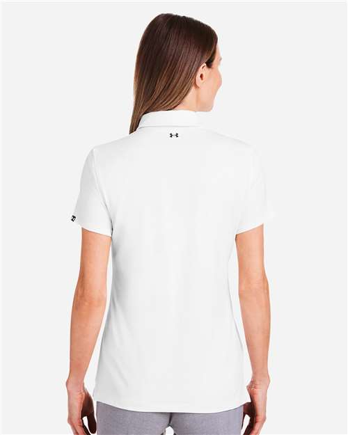 Women's Recycled Polo – On Model – Back