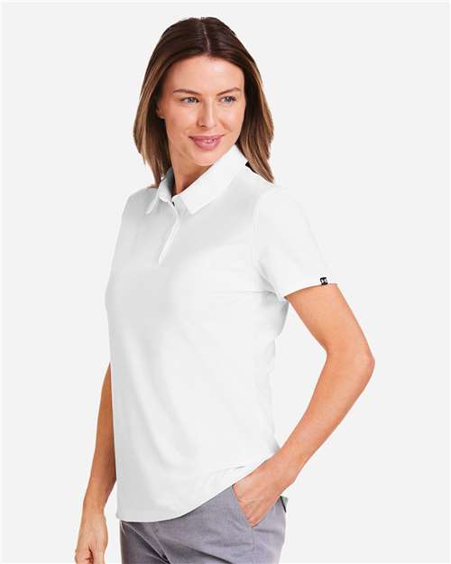 Women's Recycled Polo – On Model – Side