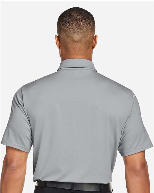 Men's Destin Drive "UA Playoff Team Stripe" Performance Polo – On Model – Back