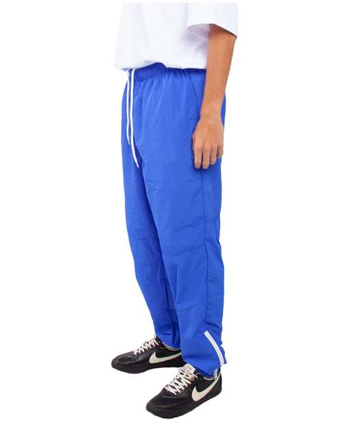 Unisex Nylon Track Pants – On Model – Side