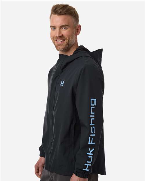 Men's Storm Rain Jacket – On Model – Side