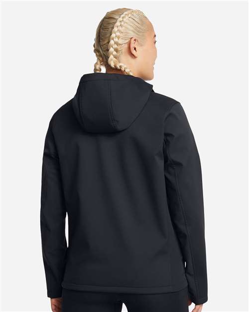 Women's ColdGear® Infared Shield 2.0 Hooded Jacket – On Model – Back