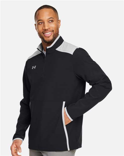 Men's Motivate 3.0 Quarter-Zip Pullover – On Model – Side