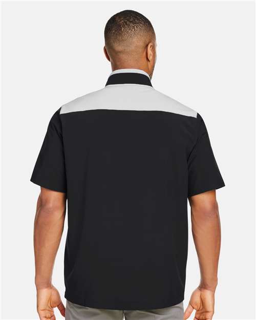 Men's Motivate 3.0 Short Sleeve Half-Zip – On Model – Back
