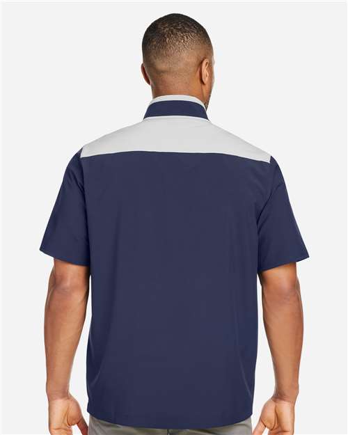 Men's Motivate 3.0 Short Sleeve Half-Zip – On Model – Back