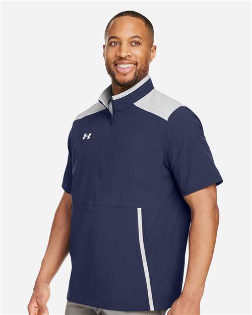 Men's Motivate 3.0 Short Sleeve Half-Zip – On Model – Side