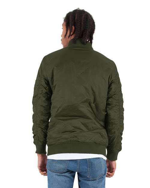 Unisex Bomber Jacket – On Model – Back