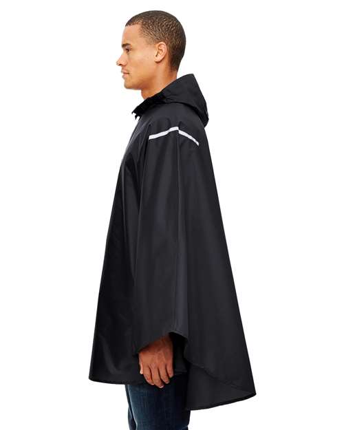 Unisex Zone Protect Packable Poncho – On Model – Side