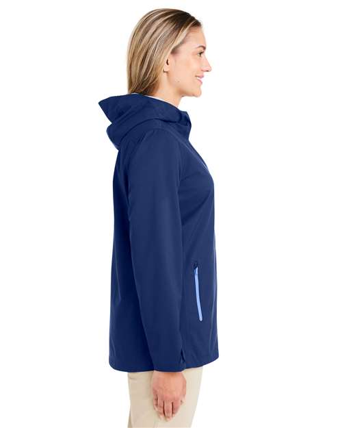 Women's Rain Shell Jacket – On Model – Side
