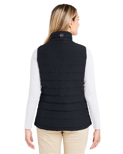 Women's Mountain Weekend Puffer Vest – On Model – Back
