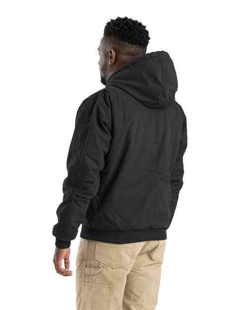 Men's Tall Heartland Washed Cotton Duck Hooded Jacket – On Model – Back