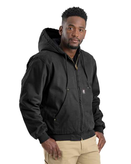 Men's Tall Heartland Washed Cotton Duck Hooded Jacket