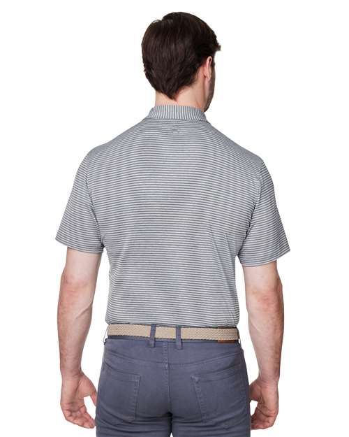 Men's Bradley Stripe Sankaty Polo – On Model – Back