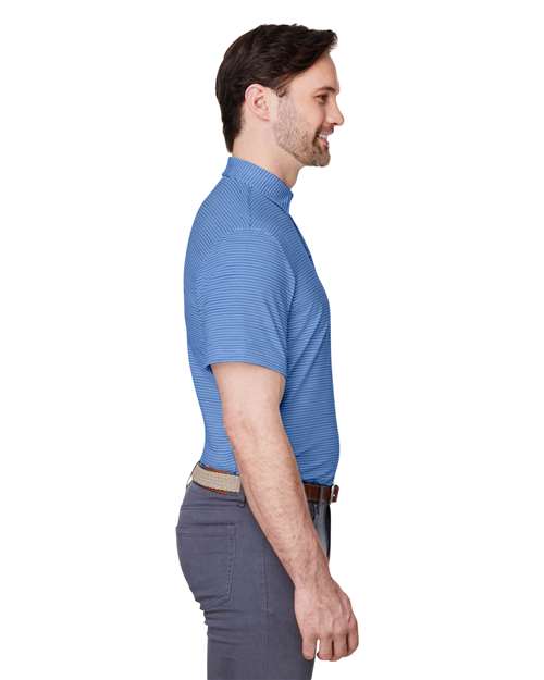 Men's Bradley Stripe Sankaty Polo – On Model – Side
