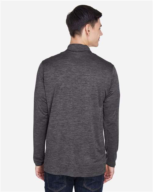 Men's Kinetic Performance Quarter-Zip Pullover – On Model – Back