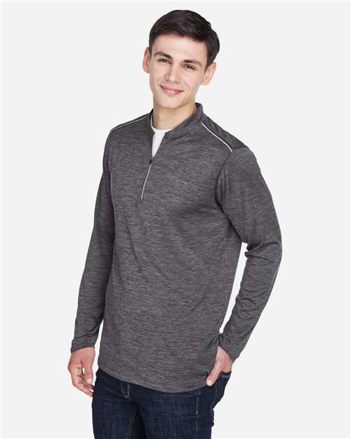 Men's Kinetic Performance Quarter-Zip Pullover – On Model – Side